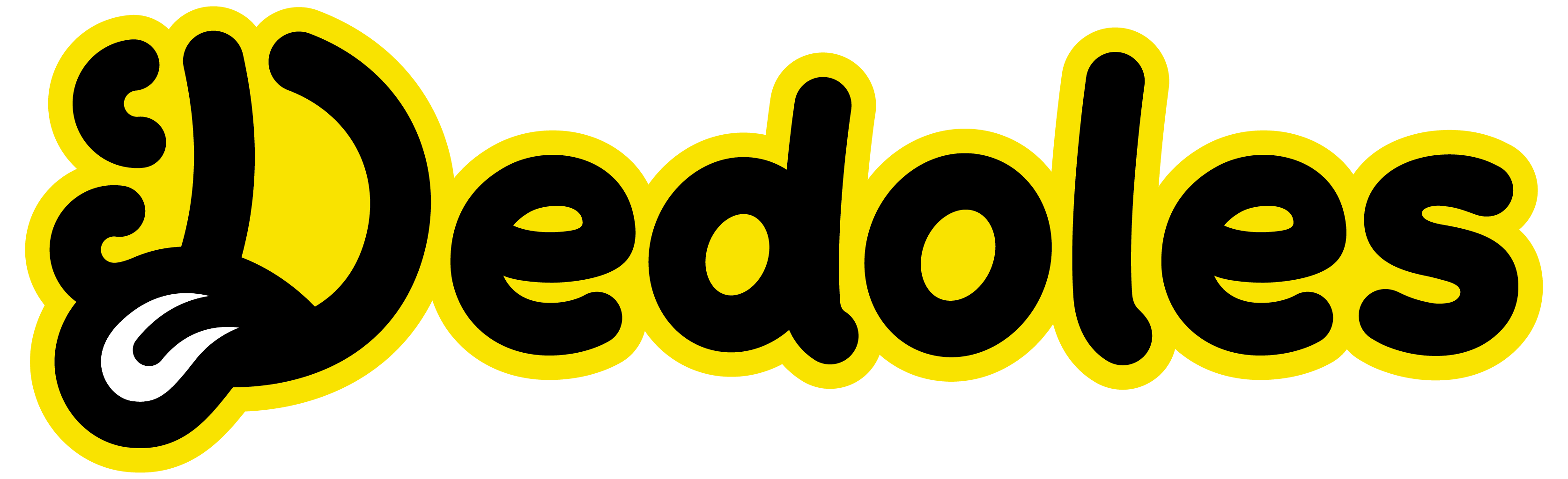 Dedoles_Logo_Black_Yellow_Stroke